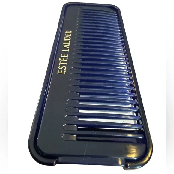 Vintage ESTEE LAUDER Comb Mirror Set Travel Size 5” Purse Vacation Travel Mini - Picture 6 of 8